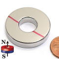 Customize N45 N52 Outer Dia 100mm Large Big Strong Neodymium Ring Magnet for Roller Separator